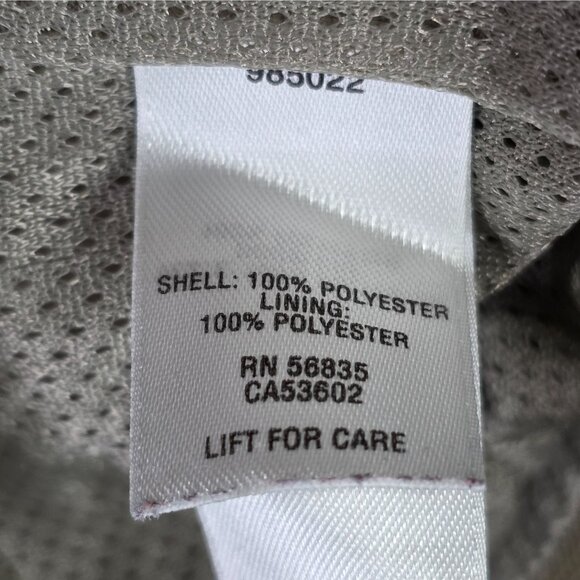 Mens Cabelas Taupe Windbreaker V-Neck Lightweight Jacket Casual Outerwear 2XL - Picture 4 of 9